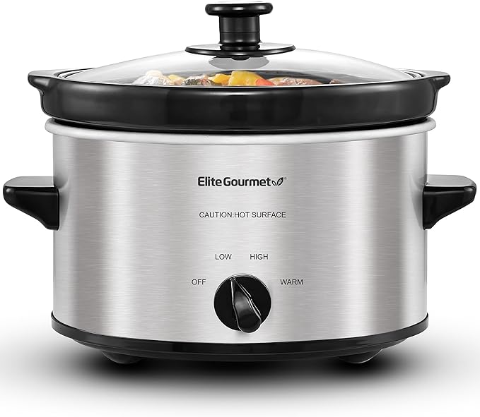 Elite Gourmet two-quart slow cooker